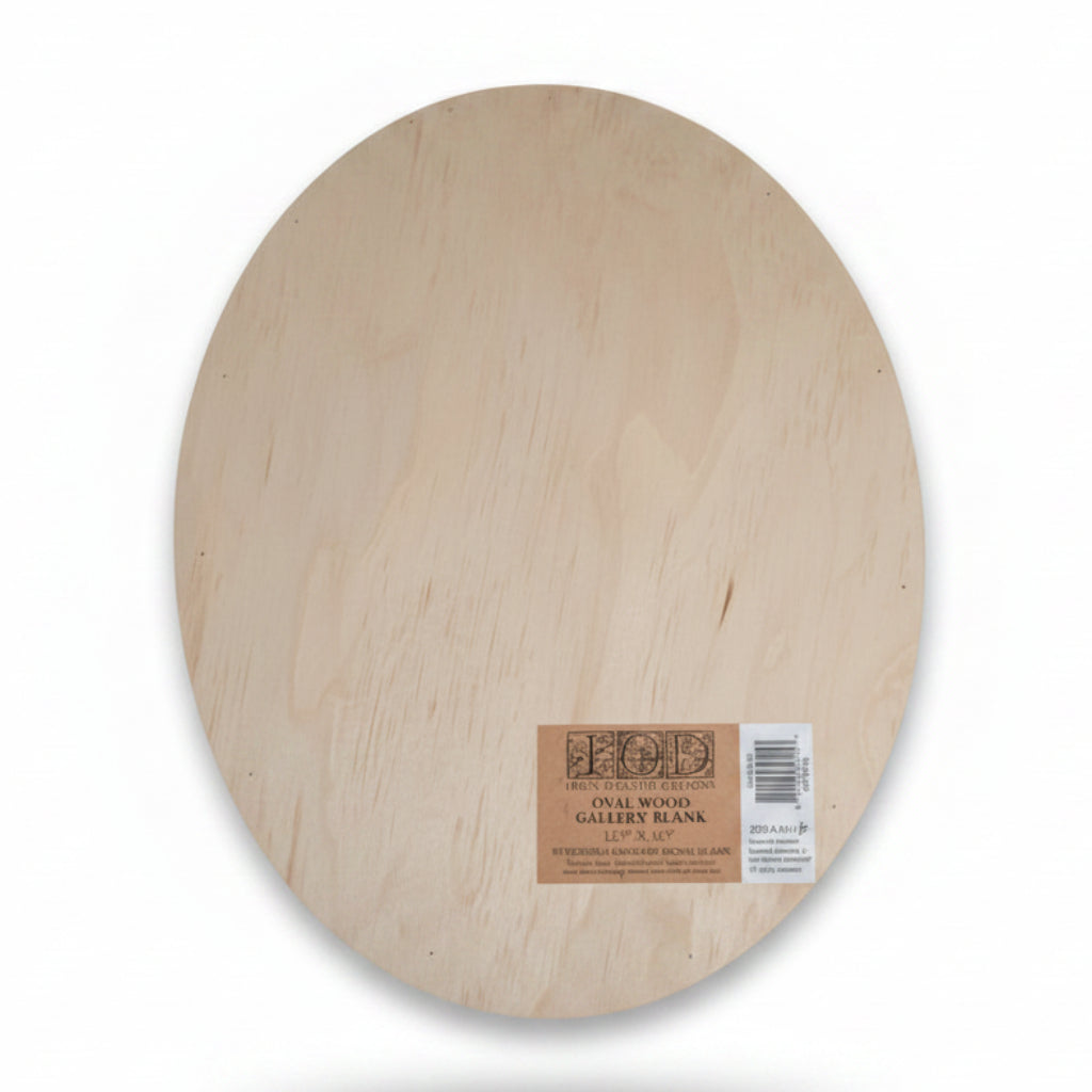 IOD Large Oval Wood Blank - Iron Orchid Designs - Double Sided