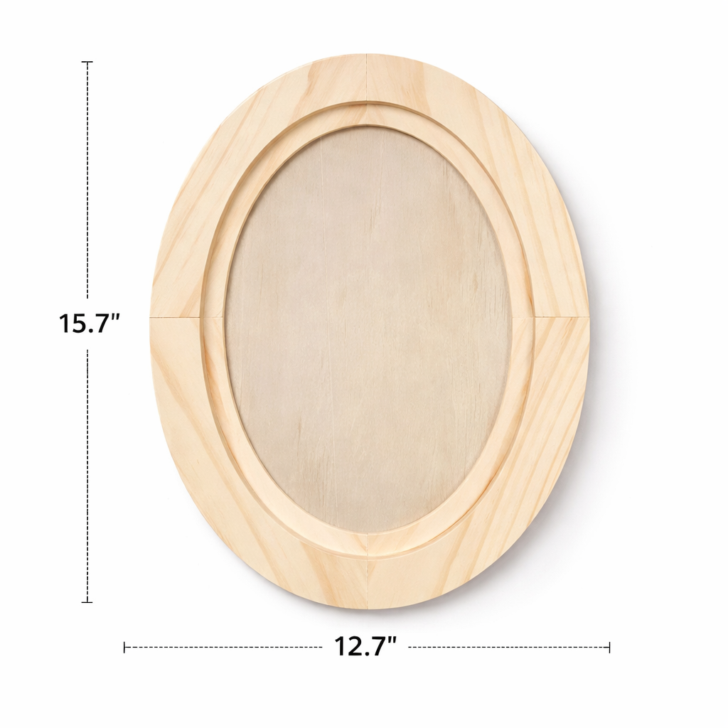 IOD Large Oval Wood Blank - Iron Orchid Designs - Double Sided