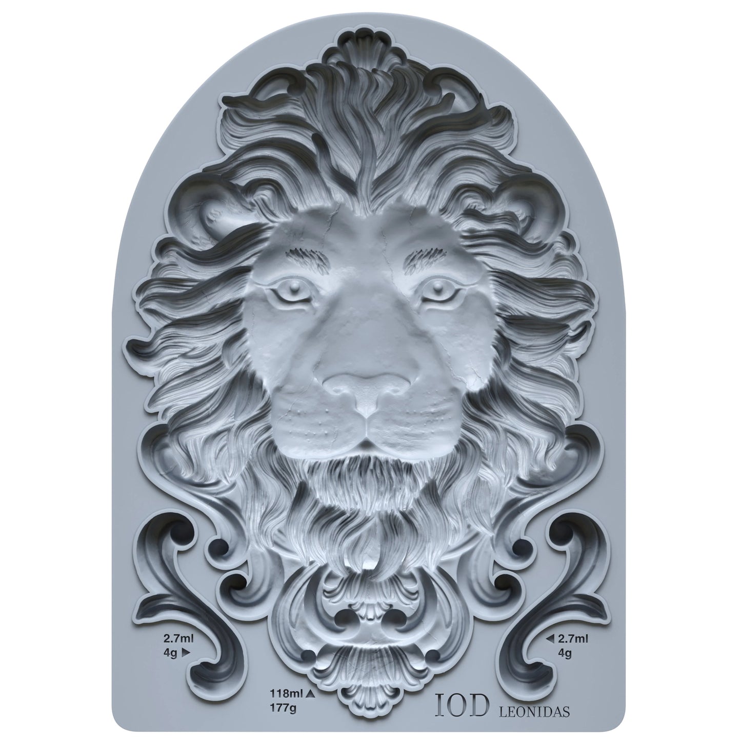 IOD Leonidas Decor Mould by Iron Orchid Designs - 5x7 Silicone Mold