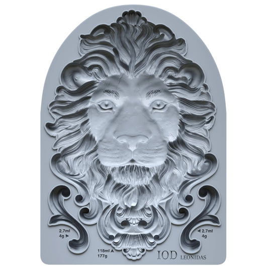 IOD Leonidas Decor Mould by Iron Orchid Designs - 5x7 Silicone Mold