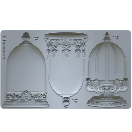IOD Les Cloches Decor Mould by Iron Orchid Designs - 6x10 Silicone