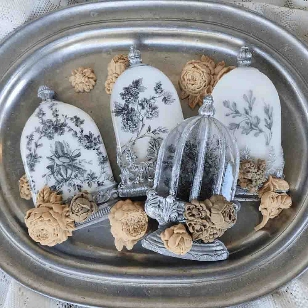 IOD Les Cloches Decor Mould by Iron Orchid Designs - 6x10 Silicone