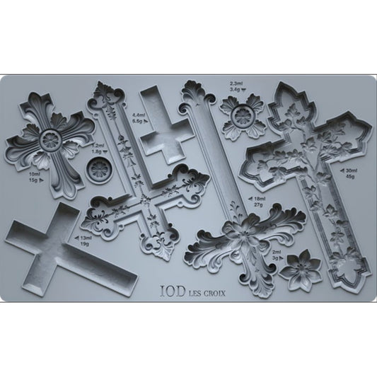 IOD Les Croix Decor Mould by Iron Orchid Designs - Spring 2026