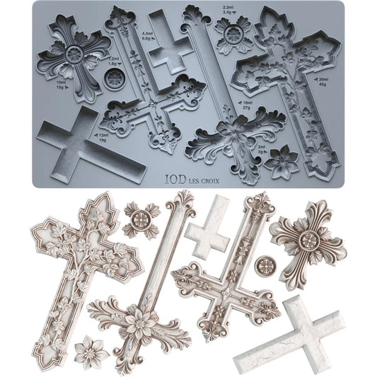 IOD Les Croix Decor Mould by Iron Orchid Designs - Spring 2026