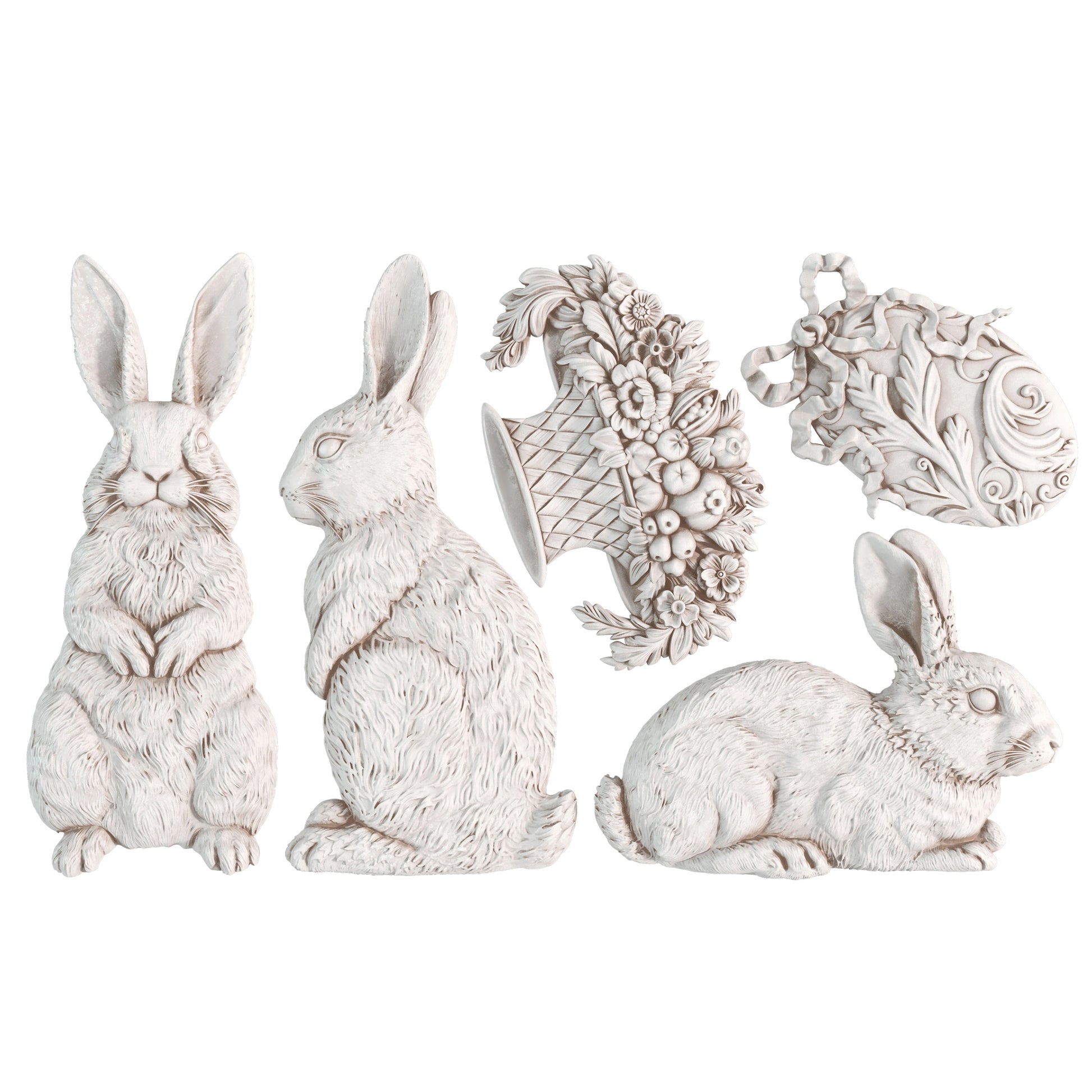 IOD Les Lapins Decor Mould - Iron Orchid Designs Spring Collection