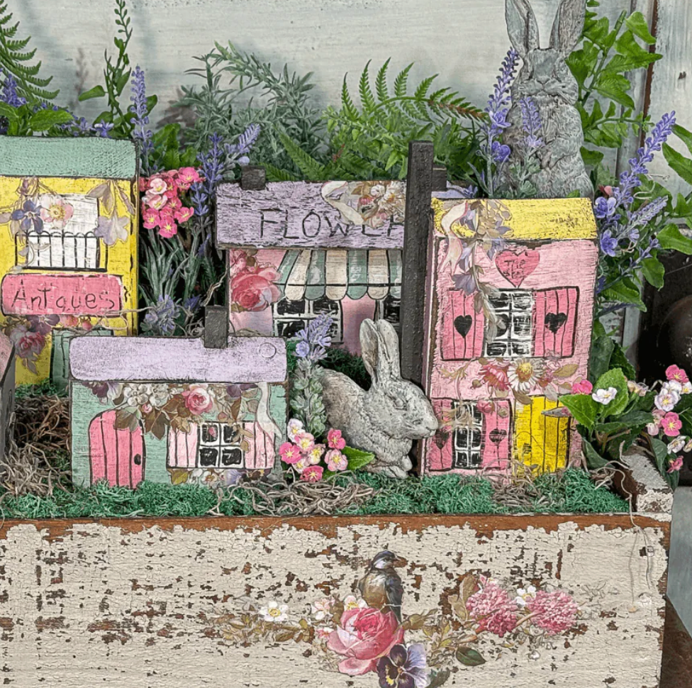 IOD Les Lapins Decor Mould - Iron Orchid Designs Spring Collection