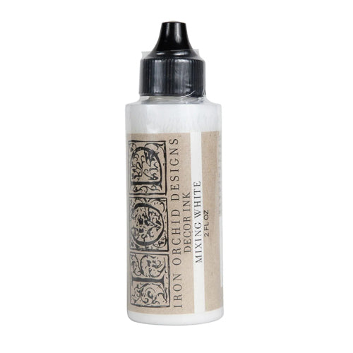 IOD Mixing White Decor Ink 2oz by Iron Orchid Designs - Pigment-Rich