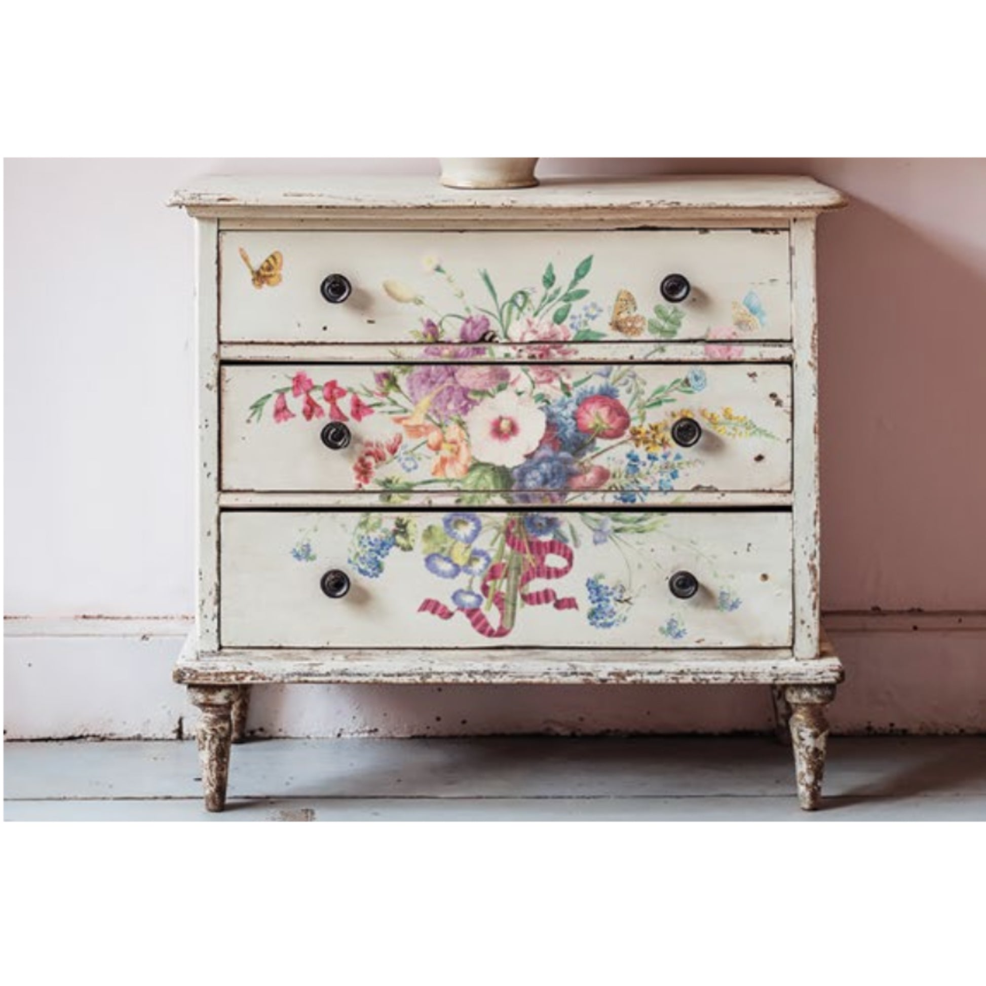 IOD Marche Des Fleurs Decor Transfer by Iron Orchid Designs - 8 Sheets