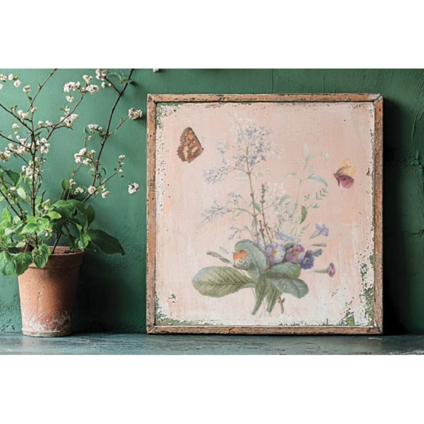 IOD Marche Des Fleurs Decor Transfer by Iron Orchid Designs - 8 Sheets