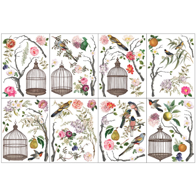 IOD Menagerie Decor Transfer - Iron Orchid Designs