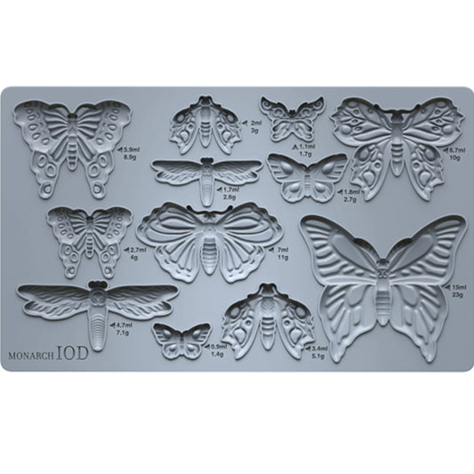 IOD Monarch Decor Mould by Iron Orchid Designs - 6x10 Silicone Mold