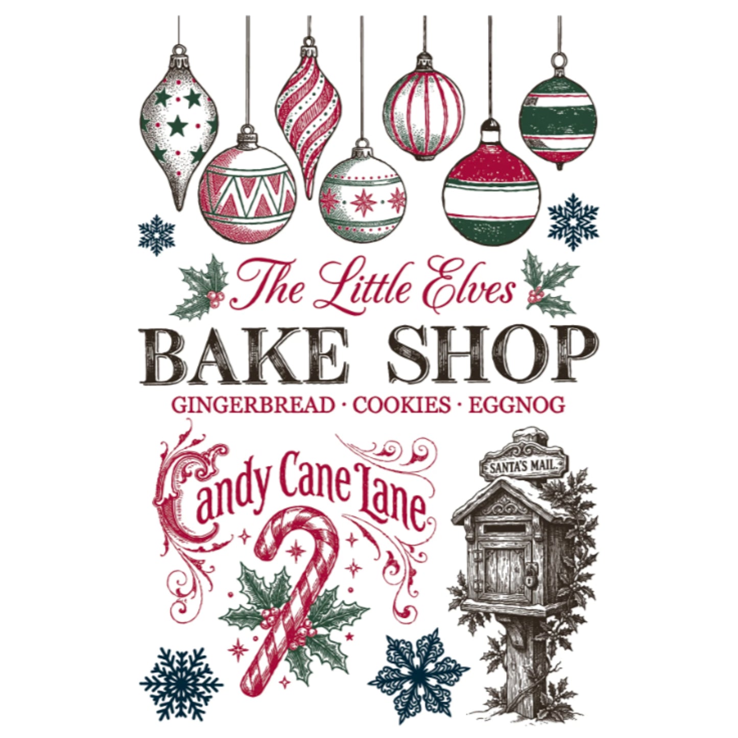 IOD The North Pole Co Paint Inlay by Iron Orchid Designs - Winter 2026