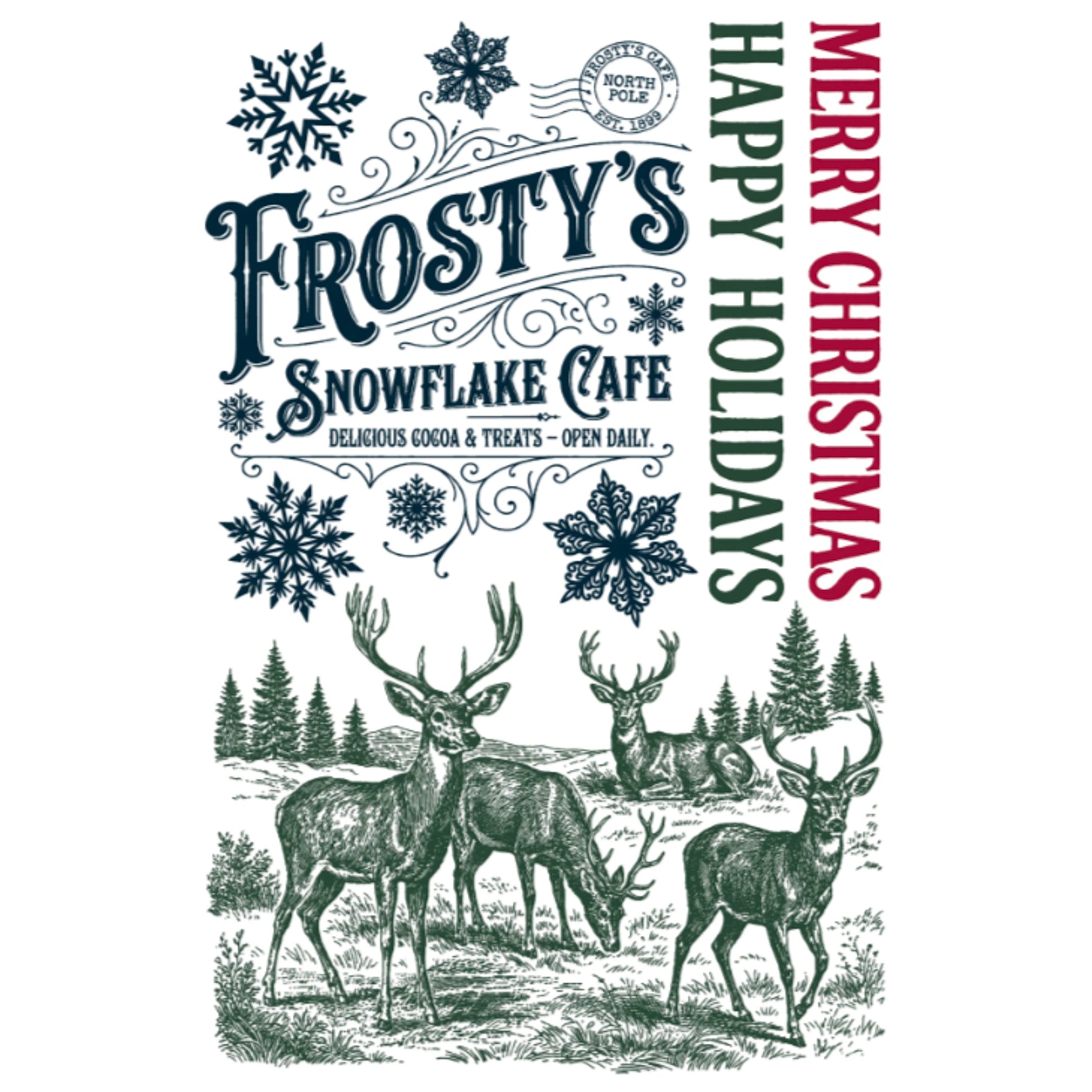 IOD The North Pole Co Paint Inlay by Iron Orchid Designs - Winter 2026