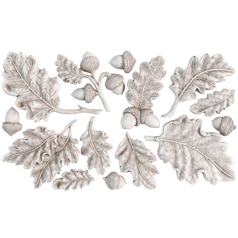IOD Oak Leaves & Acorns Decor Mould by Iron Orchid Designs - 6x10
