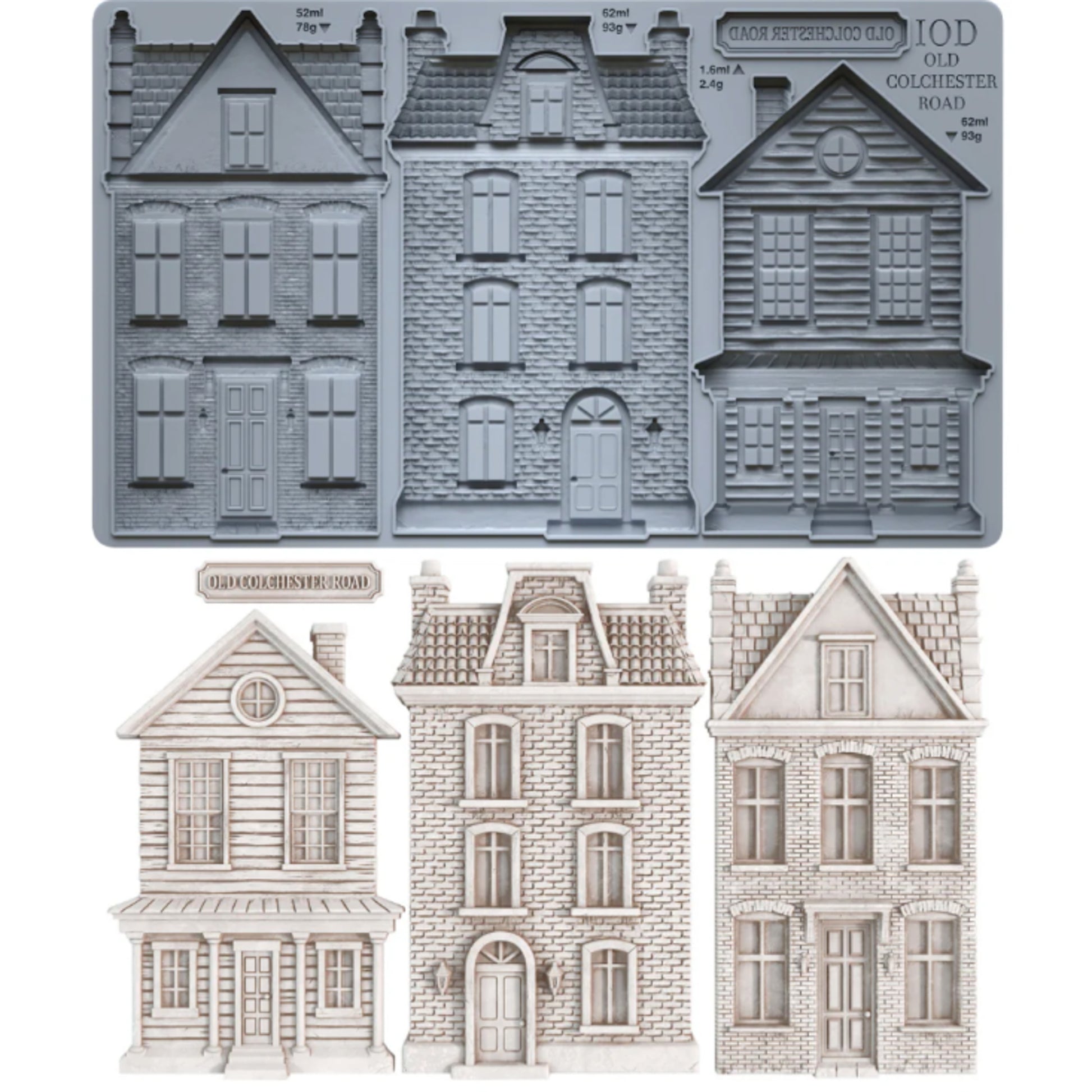 IOD Old Colchester Road Decor Mould by Iron Orchid Designs - 6"x10"