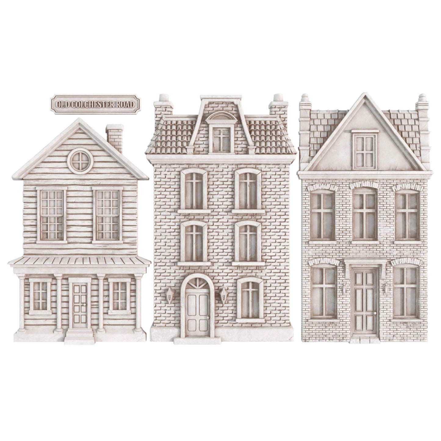 IOD Old Colchester Road Decor Mould by Iron Orchid Designs - 6"x10"