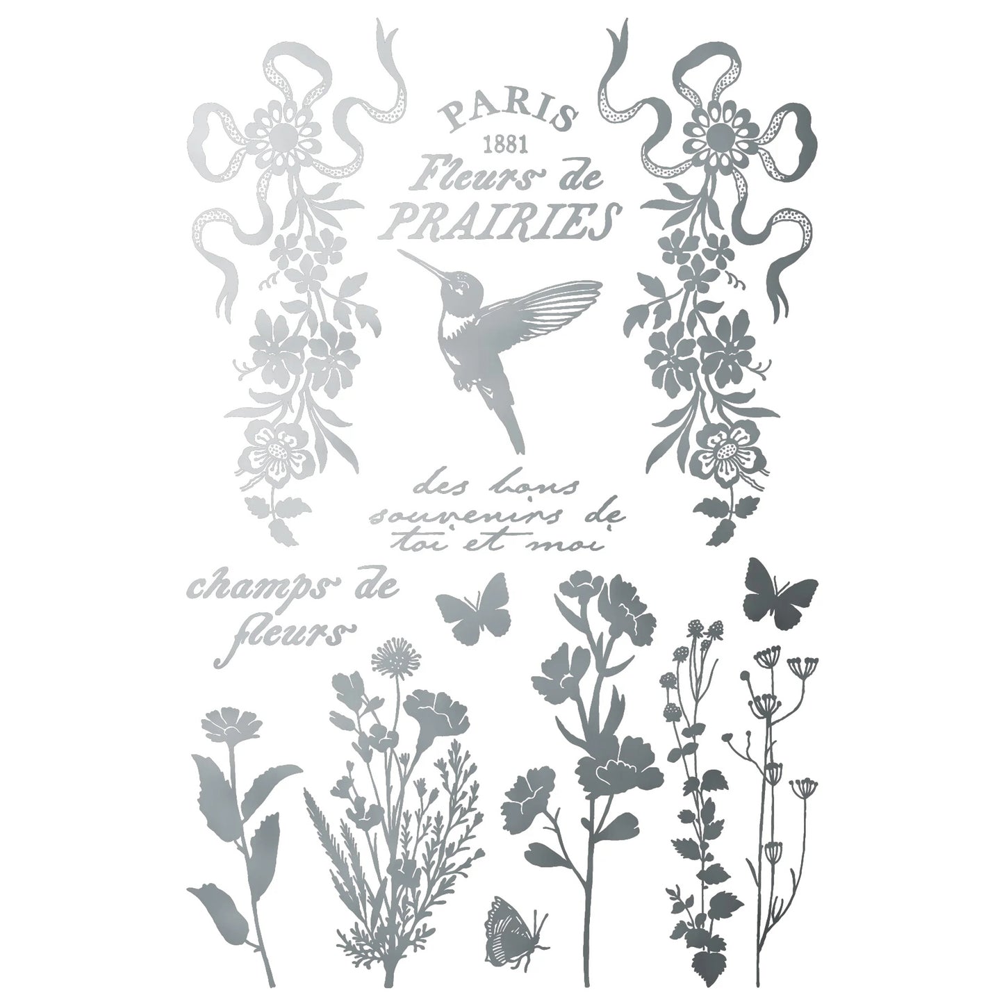 IOD Papillon Foil Decor Transfer by Iron Orchid Designs Spring 2026