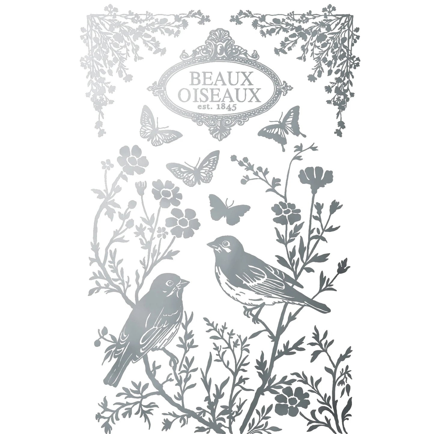 IOD Papillon Foil Decor Transfer by Iron Orchid Designs Spring 2026