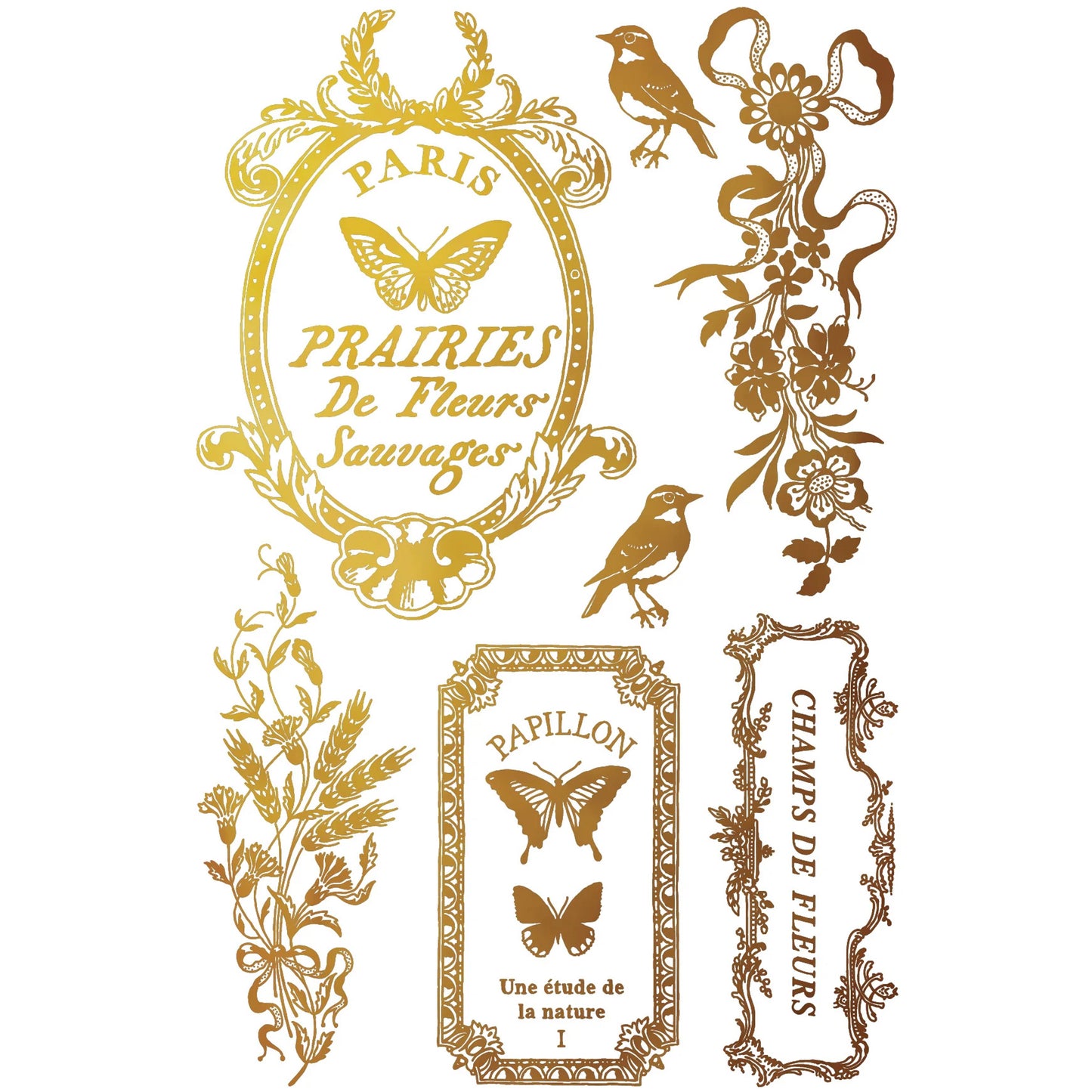 IOD Papillon Foil Decor Transfer by Iron Orchid Designs Spring 2026