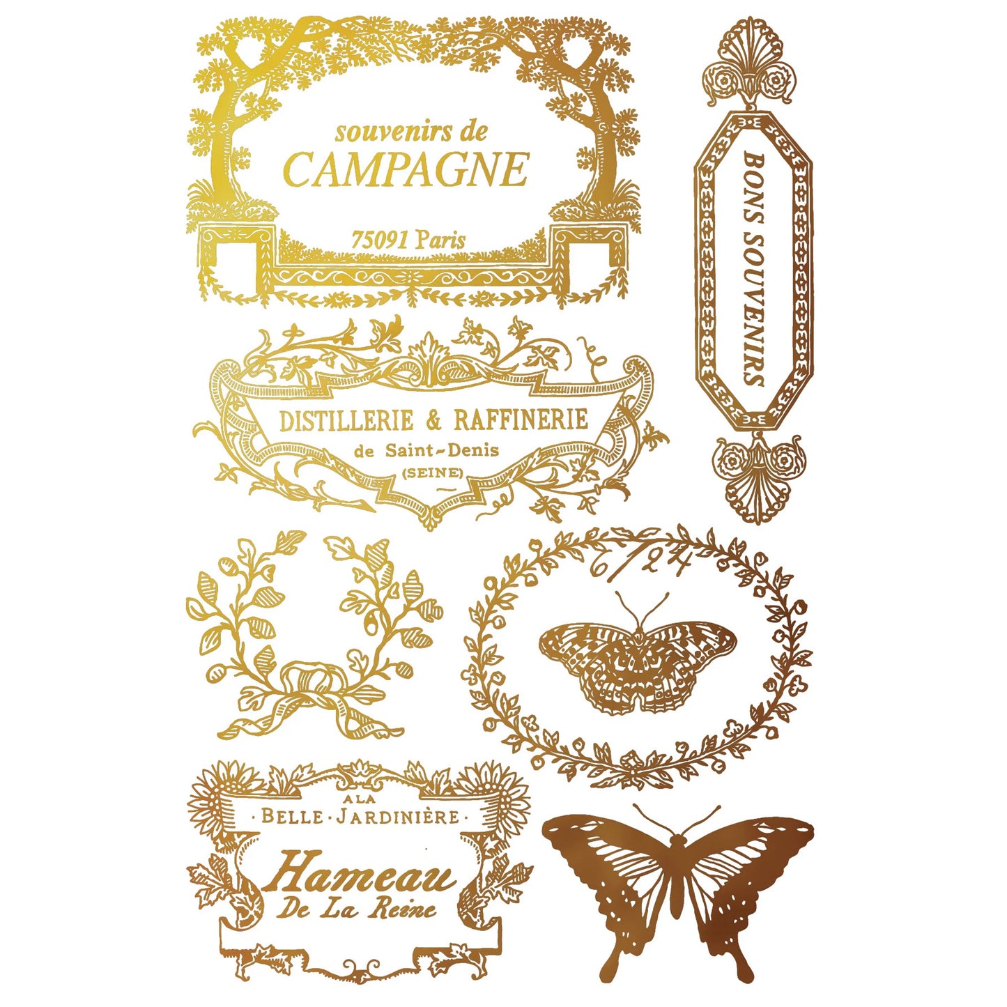 IOD Papillon Foil Decor Transfer by Iron Orchid Designs Spring 2026