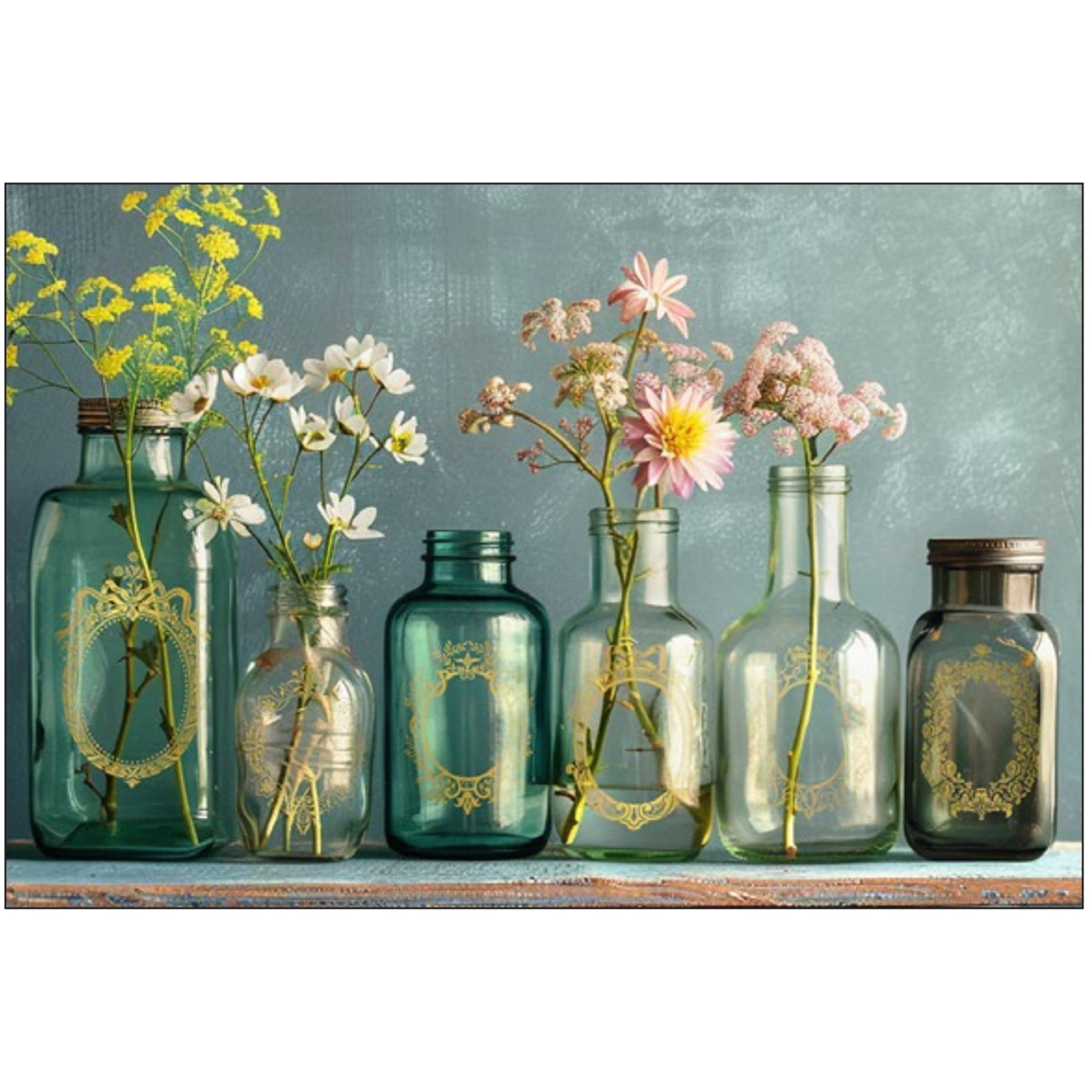 IOD Petits Ornements Gilded Transfer - Iron Orchid Designs