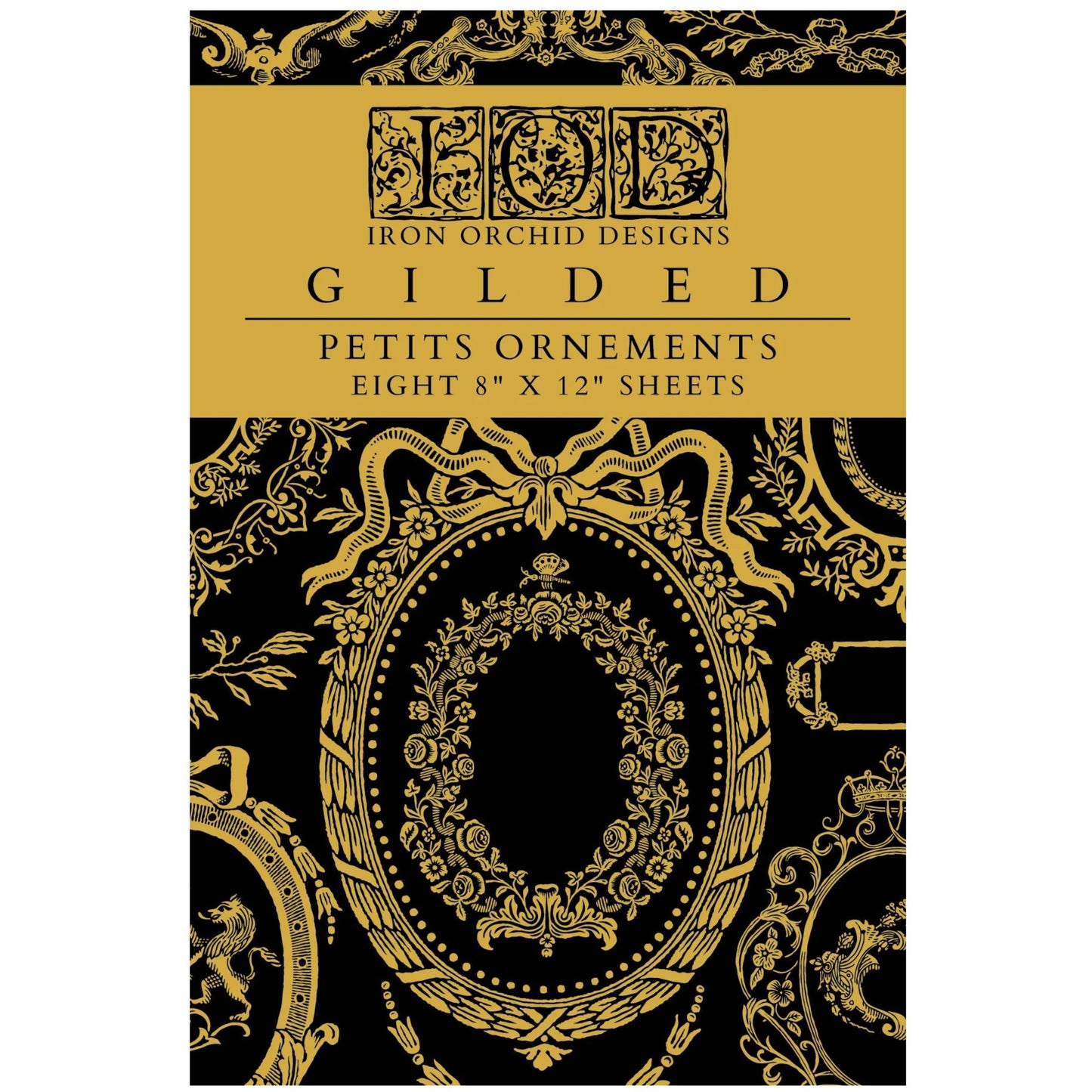IOD Petits Ornements Gilded Transfer - Iron Orchid Designs