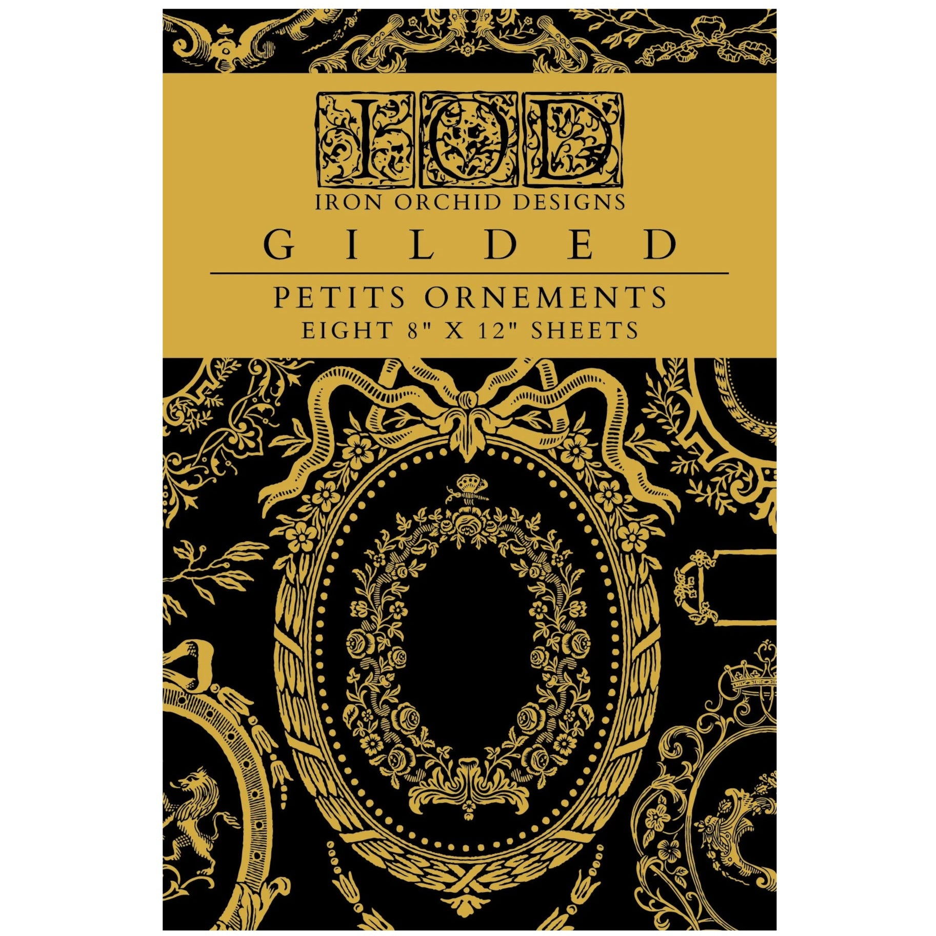 IOD Petits Ornements Gilded Transfer - Iron Orchid Designs