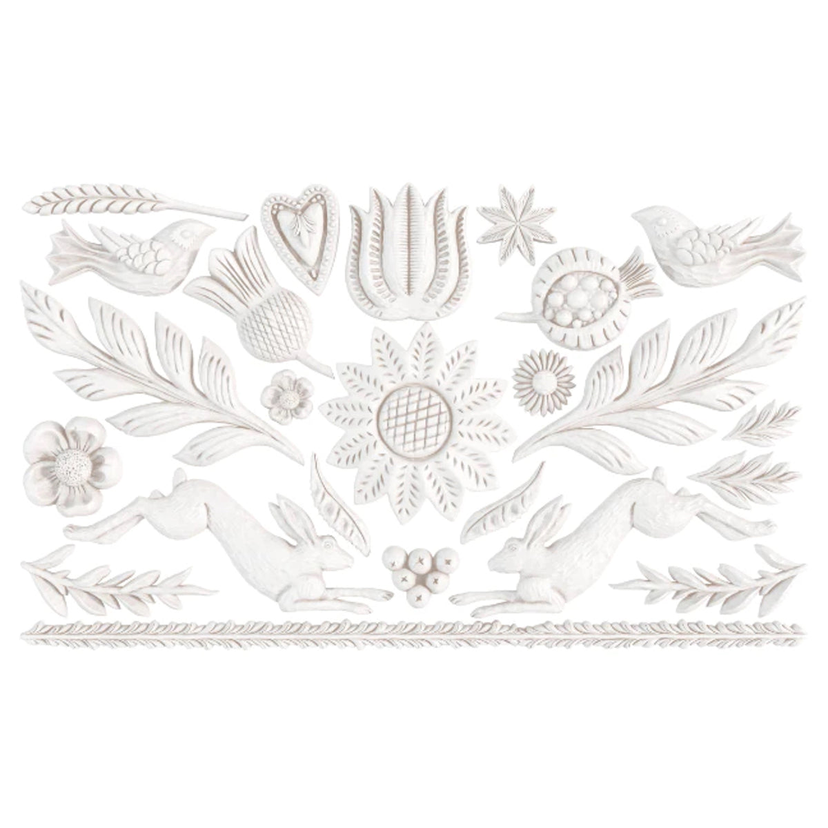 IOD Primitive Decor Mould by Iron Orchid Designs - 6x10 Silicone