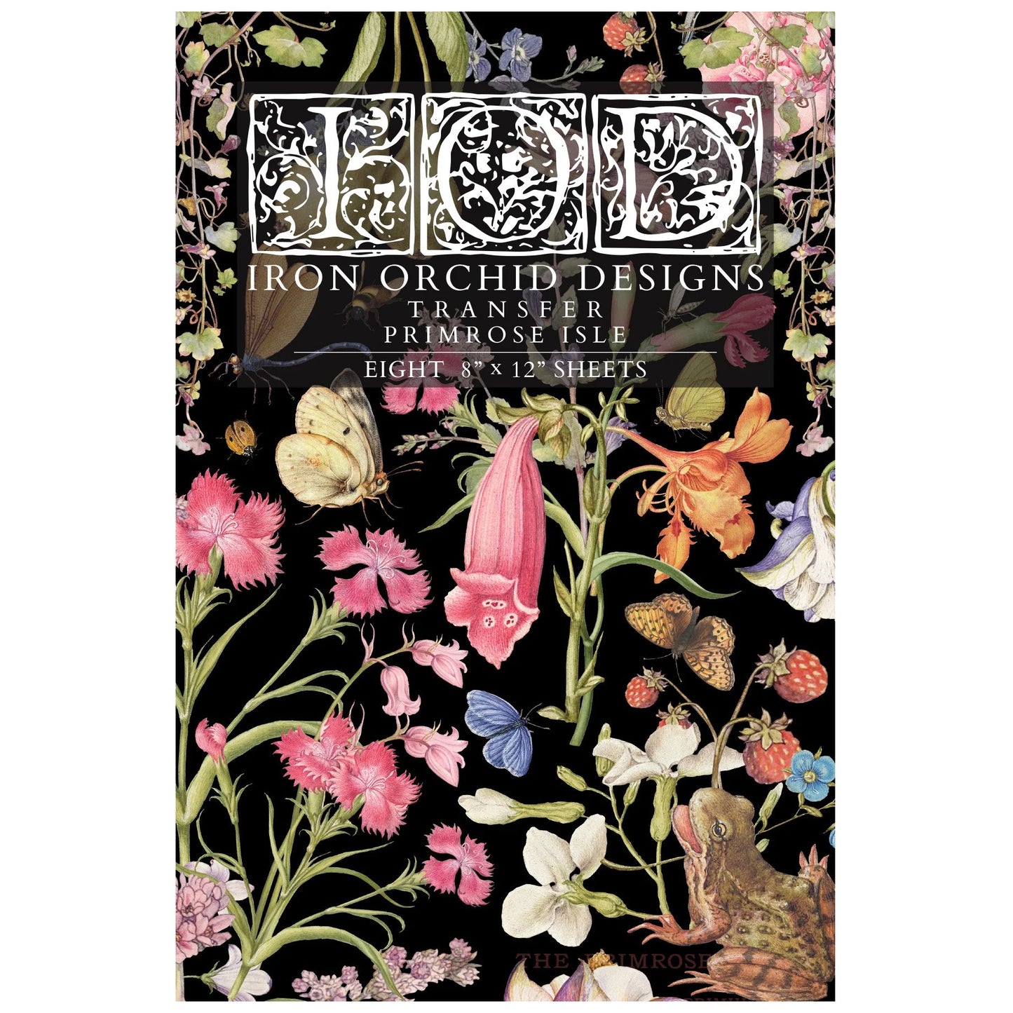 IOD Primrose Isle Decor Transfer by Iron Orchid Designs - Summer 2026