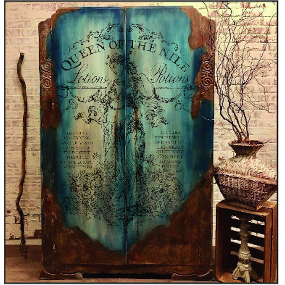 IOD Queen of the Nile Paint Inlay - Iron Orchid Designs