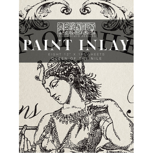 IOD Queen of the Nile Paint Inlay - Iron Orchid Designs