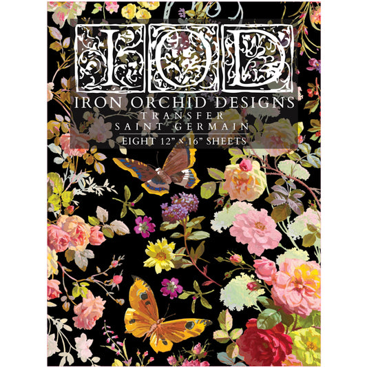 IOD Saint Germain Decor Transfer - Iron Orchid Designs
