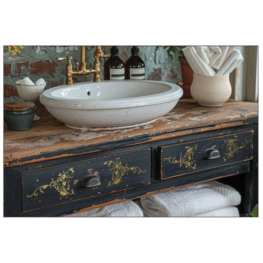 IOD Si Belle Gilded Transfer - Iron Orchid Designs
