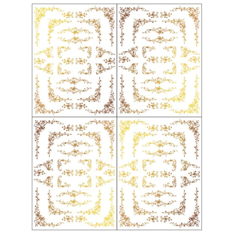 IOD Si Belle Gilded Transfer - Iron Orchid Designs