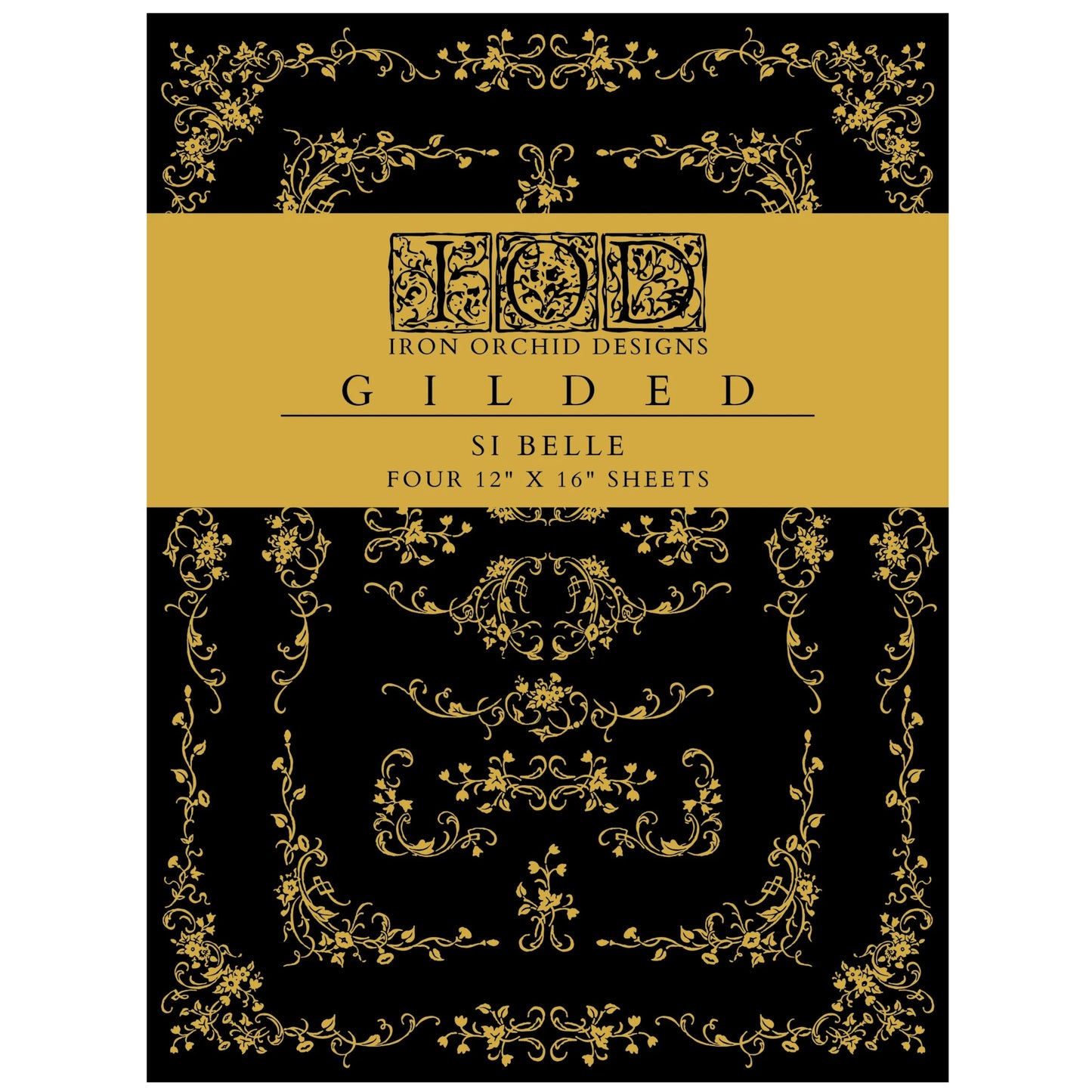 IOD Si Belle Gilded Transfer - Iron Orchid Designs