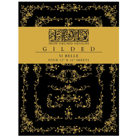 IOD Si Belle Gilded Transfer - Iron Orchid Designs