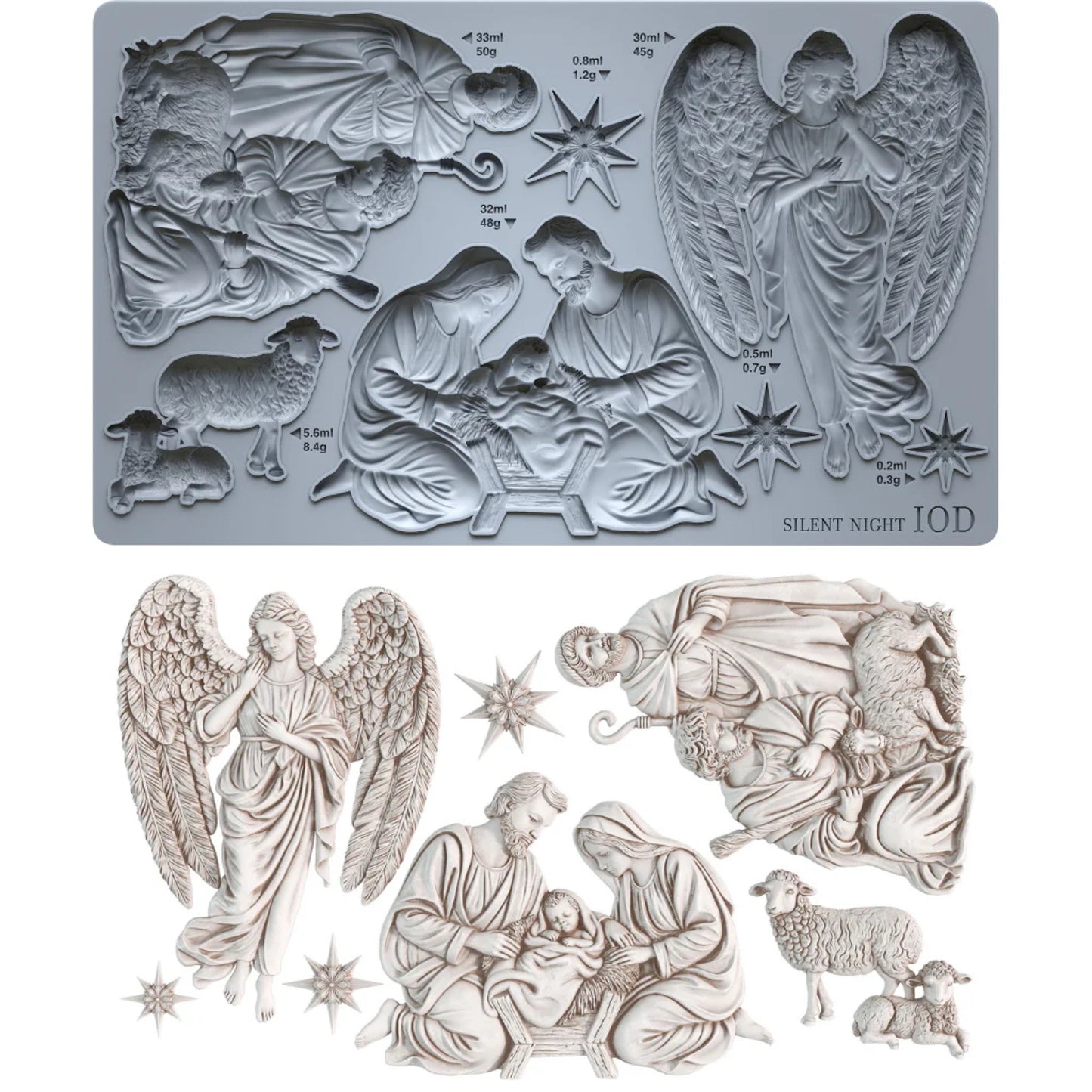 IOD Silent Night Decor Mould by Iron Orchid Designs - Winter 2026