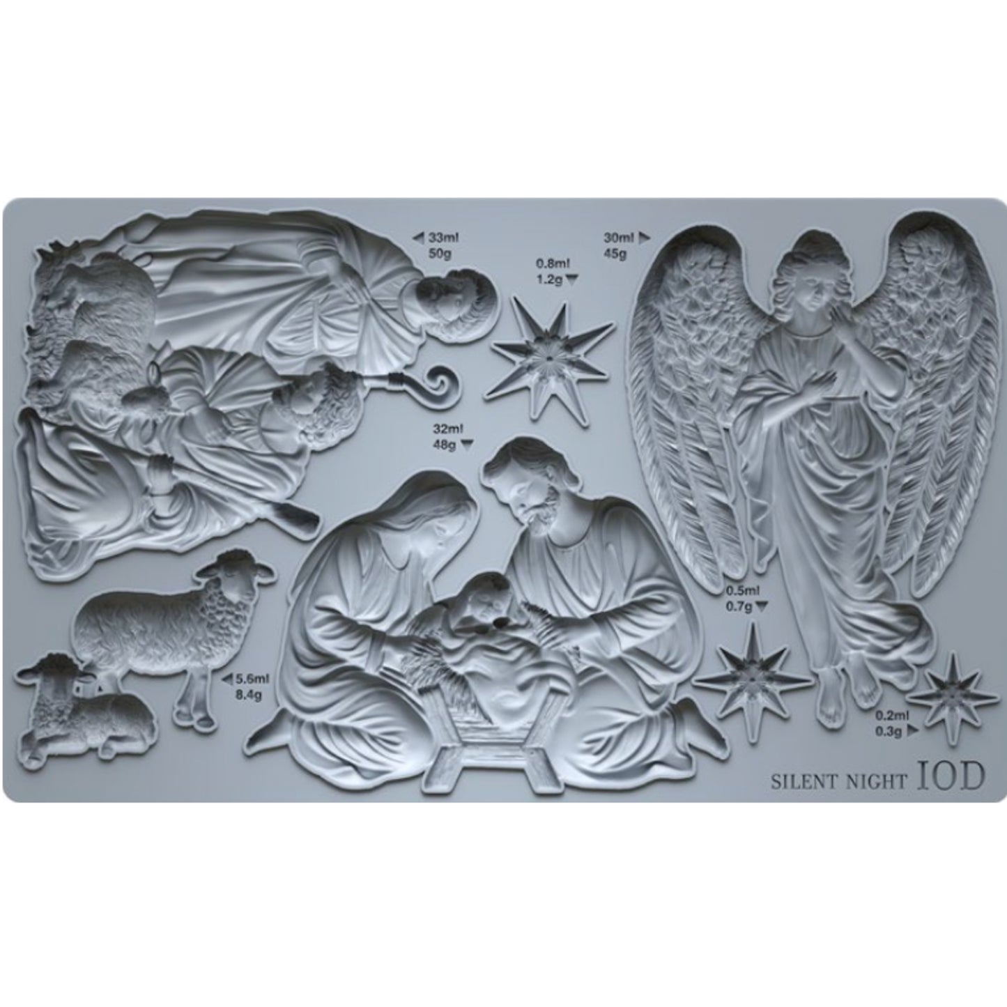 IOD Silent Night Decor Mould by Iron Orchid Designs - Winter 2026