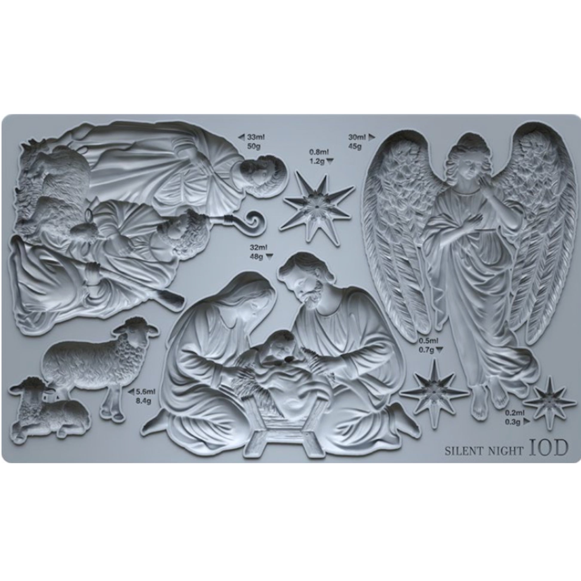 IOD Silent Night Decor Mould by Iron Orchid Designs - Winter 2026