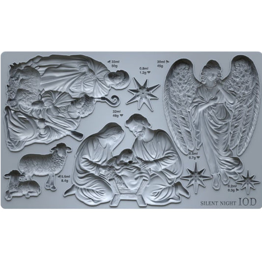 IOD Silent Night Decor Mould by Iron Orchid Designs - Winter 2026