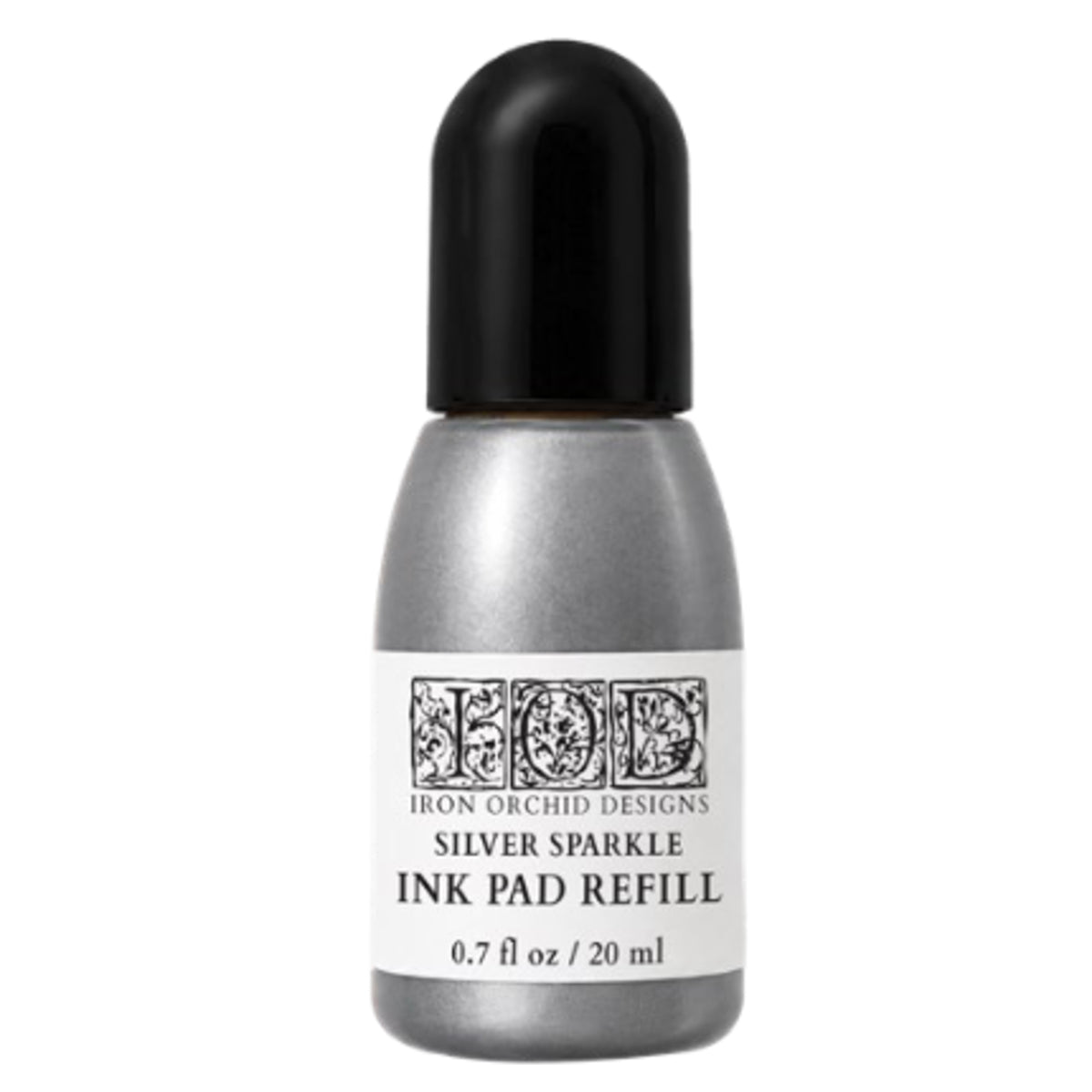 IOD Silver Sparkle Ink Pad Refill 0.7 fl oz - Pigment Rich Color