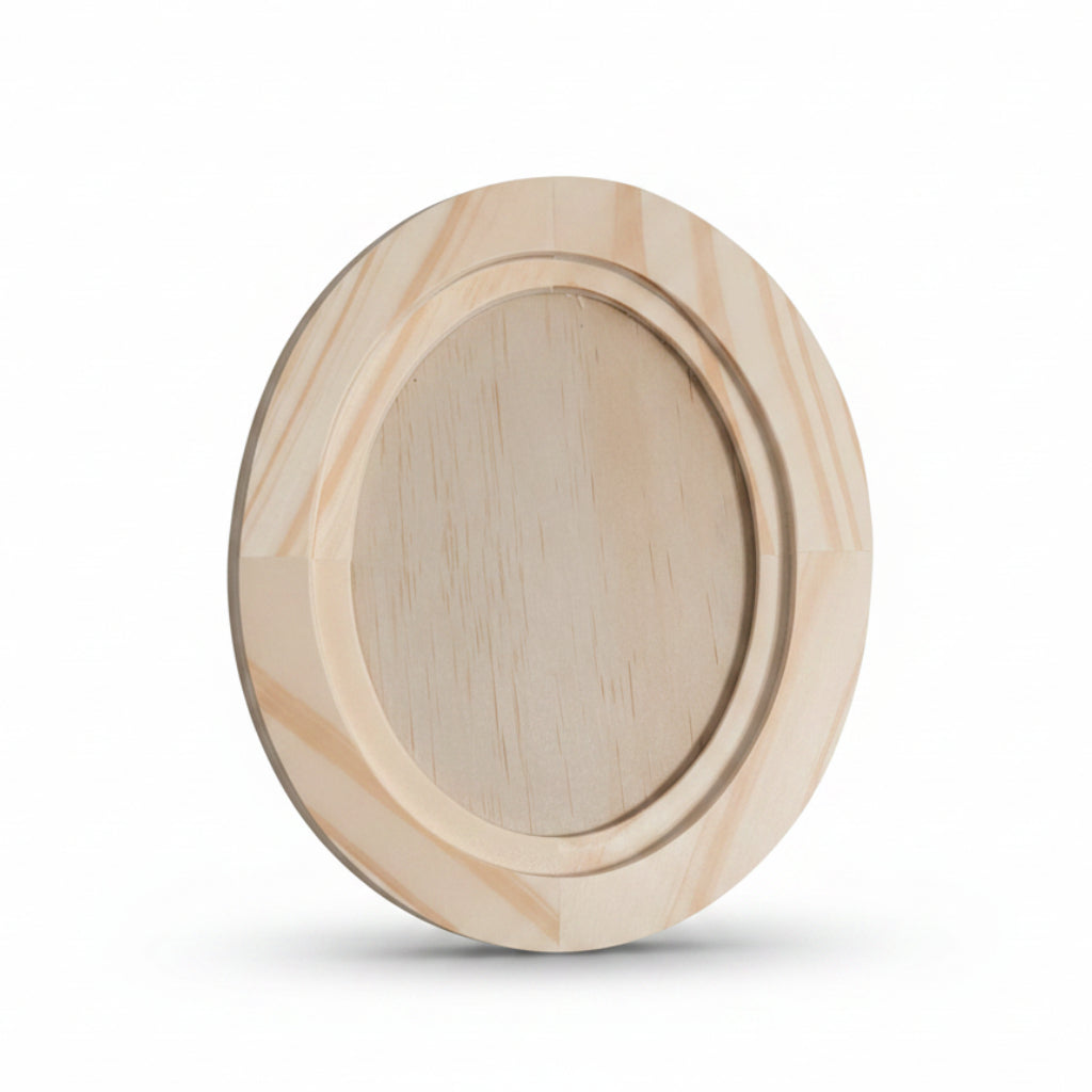 IOD Small Oval Wood Blank by Iron Orchid Designs - Double Sided