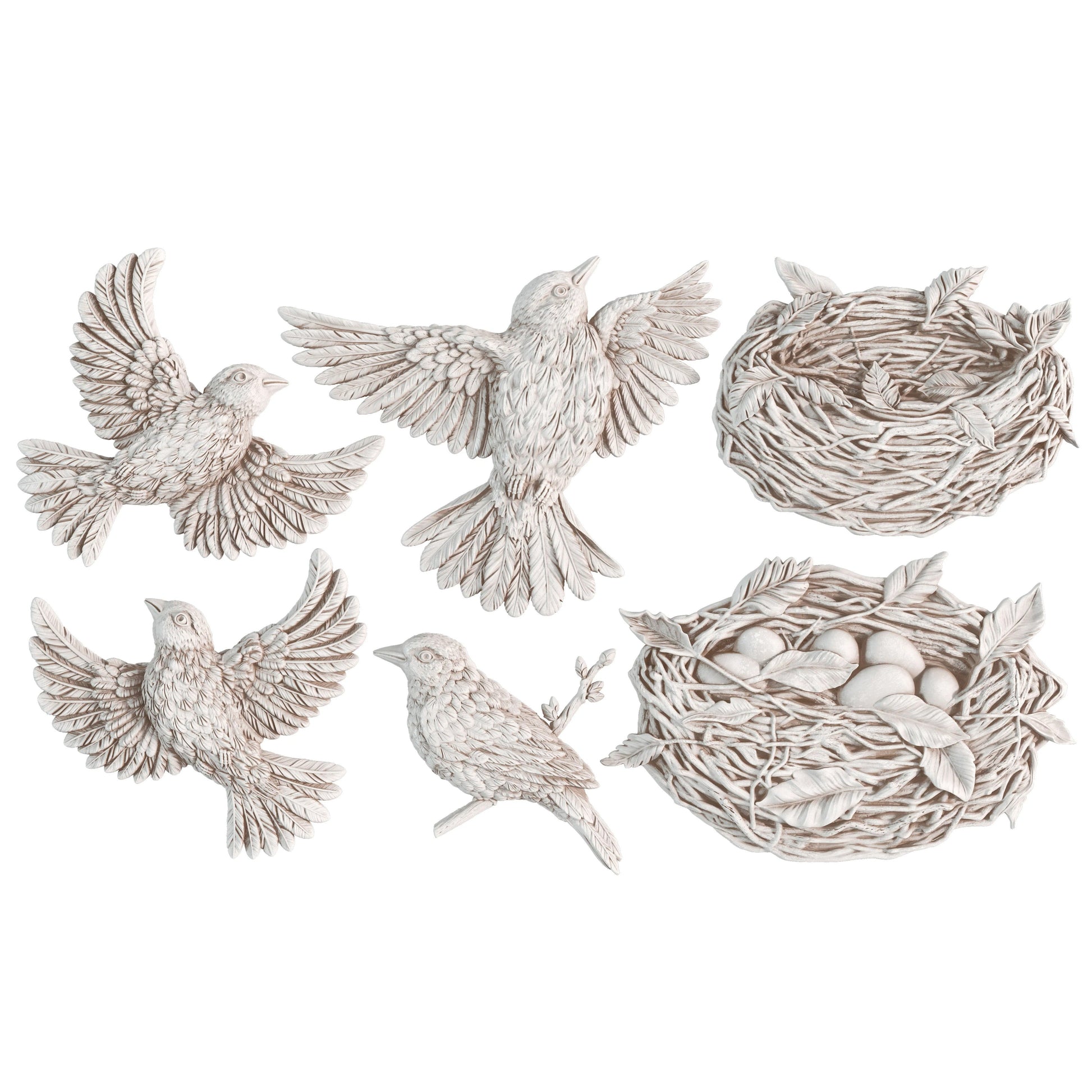 IOD Sparrow's Nest Decor Mould by Iron Orchid Designs - 6x10 Silicone