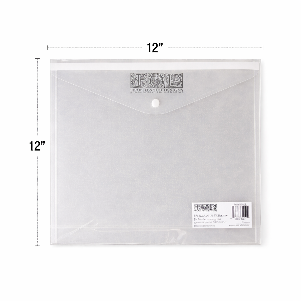 IOD Stamp Envelope 12x12 by Iron Orchid Designs - IOD Stamp Storage
