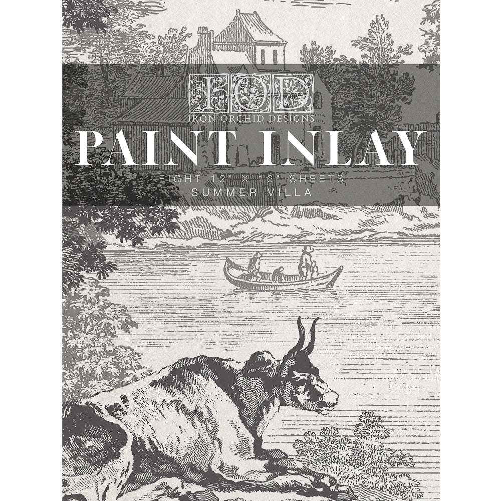 IOD Summer Villa Paint Inlay - Iron Orchid Designs