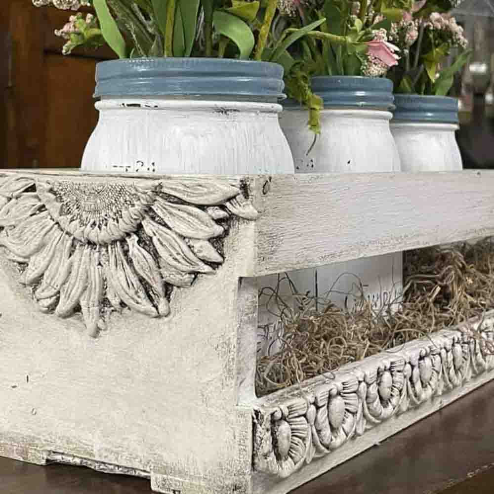 IOD Sunflowers Decor Mould by Iron Orchid Designs - 6x10 Silicone