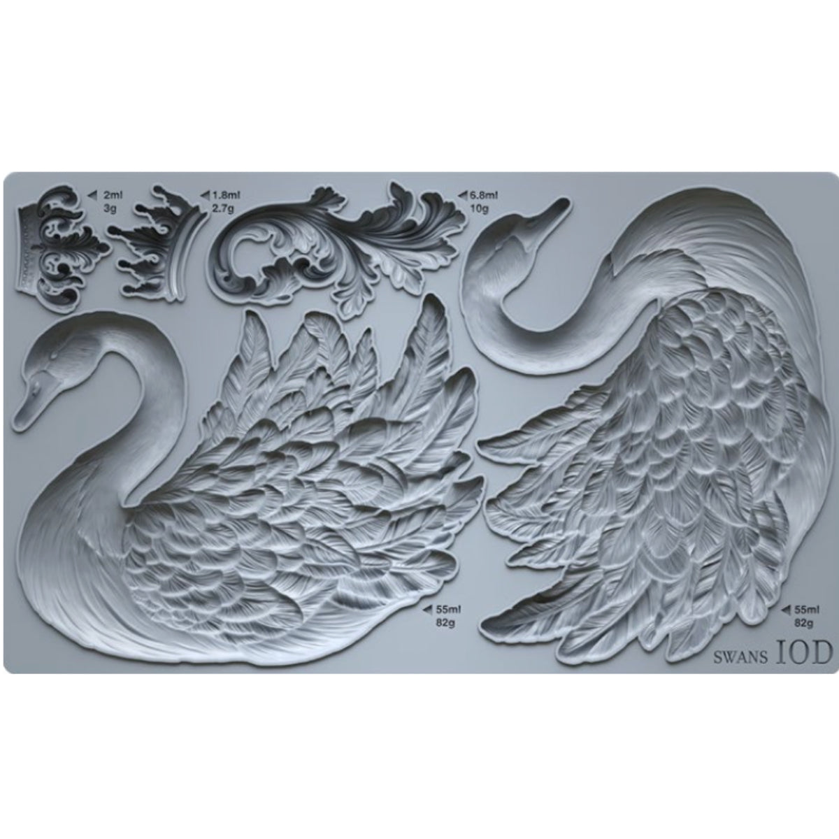 IOD Swans Decor Mould by Iron Orchid Designs - Summer 2026