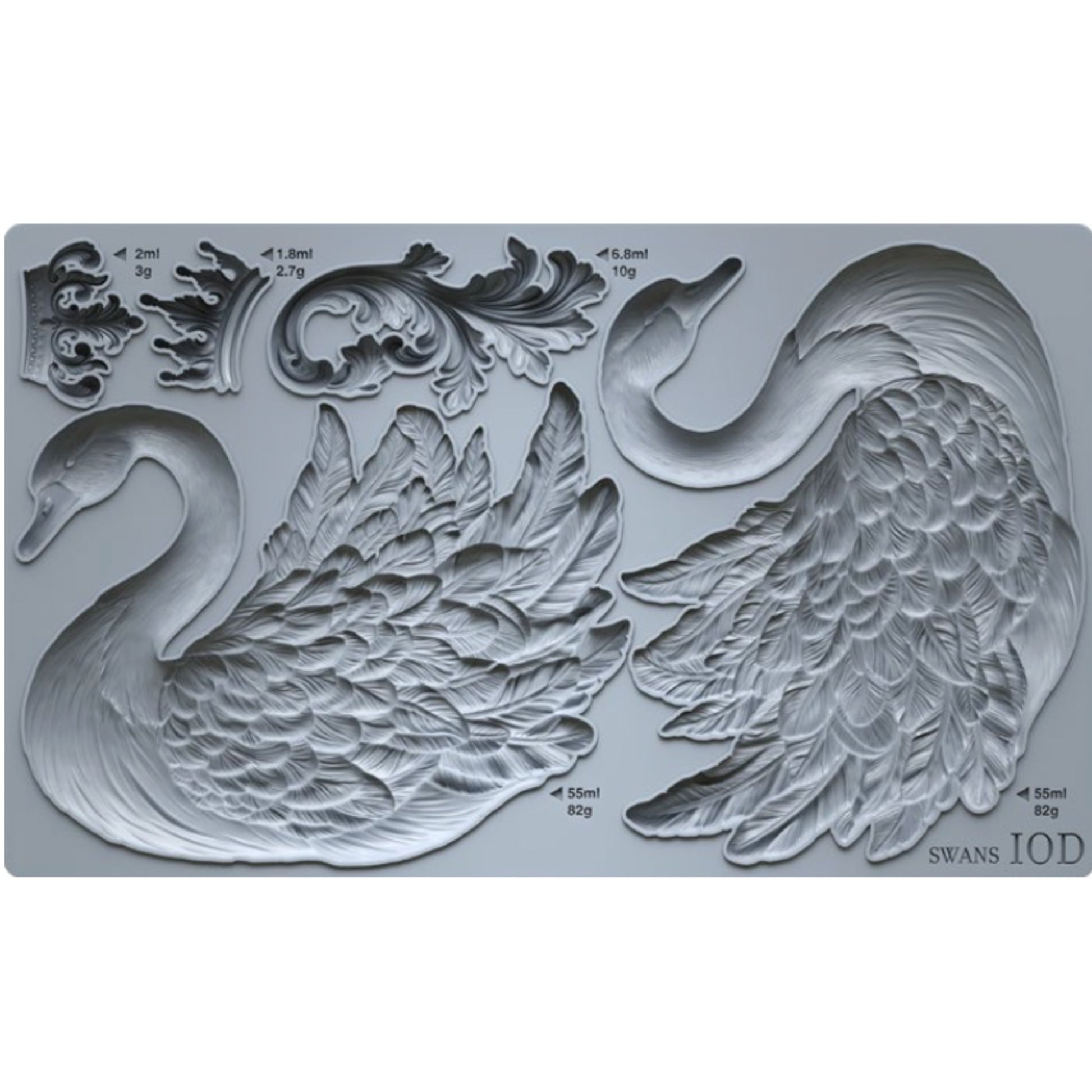 IOD Swans Decor Mould by Iron Orchid Designs - Summer 2026