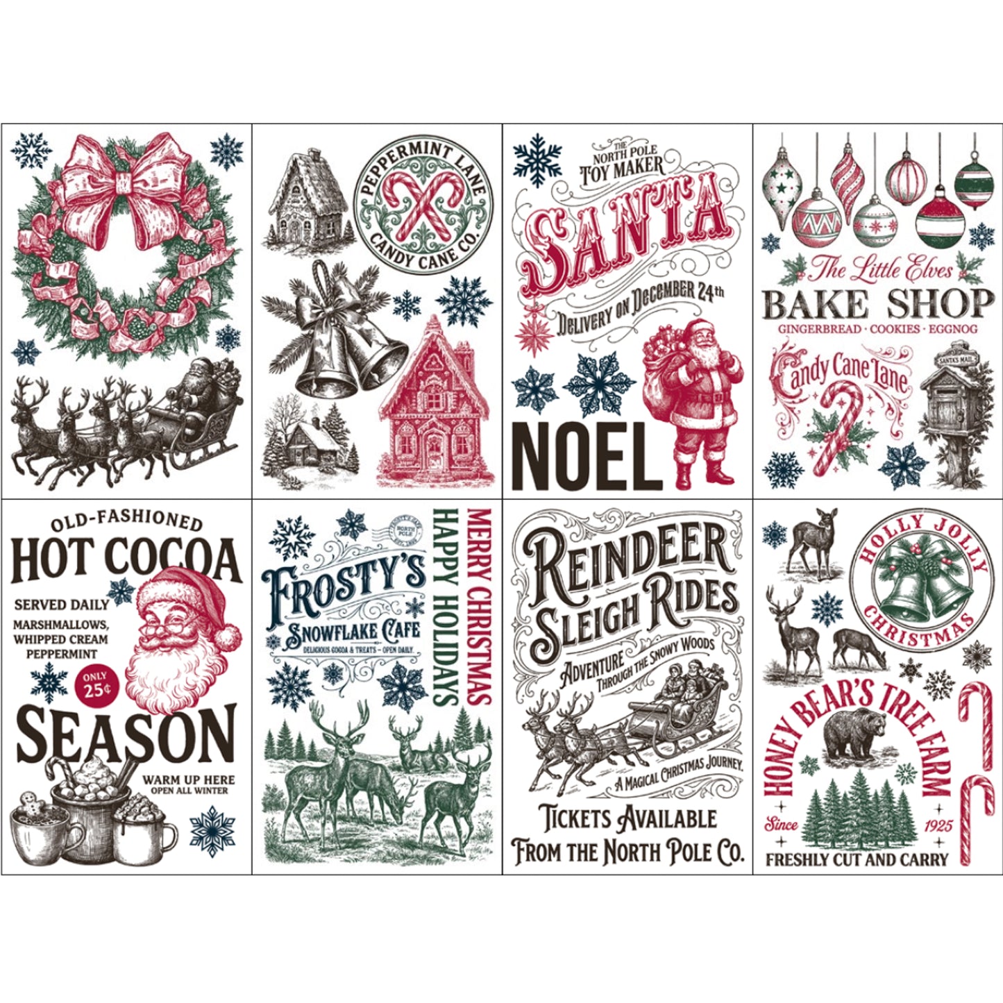 IOD The North Pole Co Paint Inlay by Iron Orchid Designs - Winter 2026