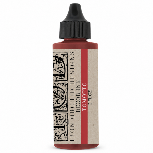 IOD Tomotto Decor Ink by Iron Orchid Designs - Pigment-Rich 2oz Red